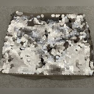 J.crew metallic sequin mini skirt